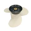 ARKDOZA 9 3/4x6 1/2 RH Prop Aluminum Outboard Propeller for Yamaha 9.9-15HP Outboard Motor Based on OEM 683-W4592-02-EL view 3