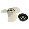 ARKDOZA 9 3/4x6 1/2 RH Prop Aluminum Outboard Propeller for Yamaha 9.9-15HP Outboard Motor Based on OEM 683-W4592-02-EL view 4