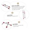 BESPORTBLE Mountain Bike Titanium Alloy Quick Release Skewer for Fast Dismantle Lightweight and Bike Release Rod for Road and Mountain Portable Cycling Accessory view 2