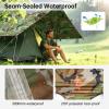 FREE SOLDIER Camping Tarp Waterproof Portable Multifunctional Outdoor Camping Traveling Awning Backpacking Shelter Rain Tarp (Camo 1010.5ft) view 3