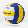Runleaps Volleyball, Waterproof Indoor Outdoor Volleyball for Beach Game Gym Training, Official Size 5 (Blue-Yellow-White) view 2