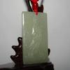 1.9" China Certified Nature Hetian Nephrite Jade Blessing Laughing Buddha Necklace Pendants view 2