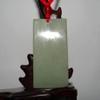 1.9" China Certified Nature Hetian Nephrite Jade Blessing Laughing Buddha Necklace Pendants view 4