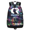 FANwenfeng Soccer Player 7 Luminous Ball Storage Backpack Fans Multifunctional Bag (Red Pattern 4) view 1