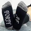JXGZSO 40th Birthday Gift Forty AF Socks 40th Birthday Socks 40th Gift Friend Gift BFF Birthday Gift (Forty AF black-men) view 4