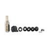 ZSHJGJR Archery 37/45 Degree Hooded Peep Sight Aluminum Compound Bow Peep Sights Kit with 6X 8X Clarifier Aperture Lens 1/8 1/16 1/32 3/32 3/64 inch Inner Core (Black, 37 Degree 8X) view 4