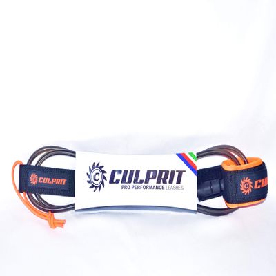 Culprit Surf ProPerformance SUP and Surfboard Knee Leashes (Black, 12ft)