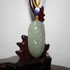2.2" China Certified Nature Hetian Nephrite Jade Smart Blessing Buddha Hand Carved Necklace Pendant 2384 view 2
