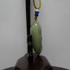 2.2" China Certified Nature Hetian Nephrite Jade Smart Blessing Buddha Hand Carved Necklace Pendant 2384 view 4