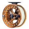 M MAXIMUMCATCH Maxcatch ECO Large Arbor Fly Fishing Reel (3/4wt 5/6wt 7/8wt) and Pre-Loaded Fly Reel with Line Combo (Brown Trout Reel Loaded Moss Green Line, 3/4 Weight) view 1