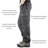 Lilychan Men's Lightweight Cargo Trouser Hiking Pants Army Combat Work Pants Casual Pants with 6 Pocket (42, Grey) view 4