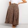 ebossy Women's Leopard High Waisted Loose Wide Leg Flowy Culottes Palazzo Pants (Small, Leopard) view 2