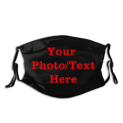 Custom Face Masks,Personalized Mouth Cover Design,Add Your Own Image/Text Filter Balaclavas for Men