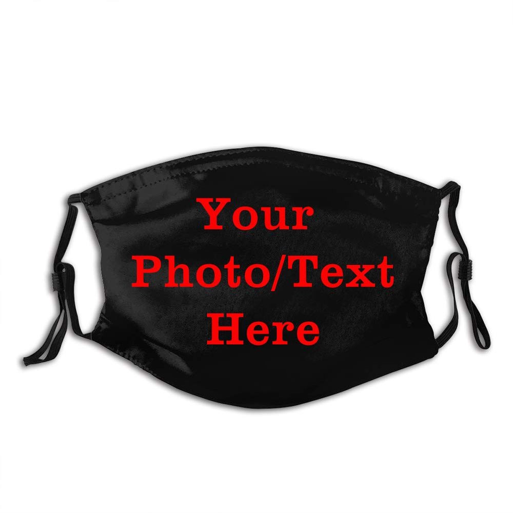 Custom Face Masks,Personalized Mouth Cover Design,Add Your Own Image/Text Filter Balaclavas for Men