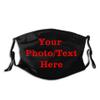 Custom Face Masks,Personalized Mouth Cover Design,Add Your Own Image/Text Filter Balaclavas for Men view 1