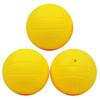 Viminston Spike Replacement Balls 3.5inch Yellow Soft Balls 3-Pack for Round Net Game Pool Game Mini Volleyball view 1