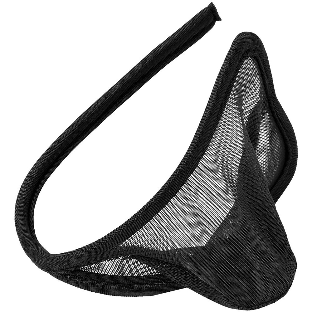 ACSUSS Mens Sheer Mesh Lingerie Bulge Pouch C-String Thong C-Strap Briefs Underwear Black OneSize