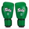 Fairtex BGV16 Leather Muay Thai Boxing Gloves (Forest Green, 16 oz) view 3