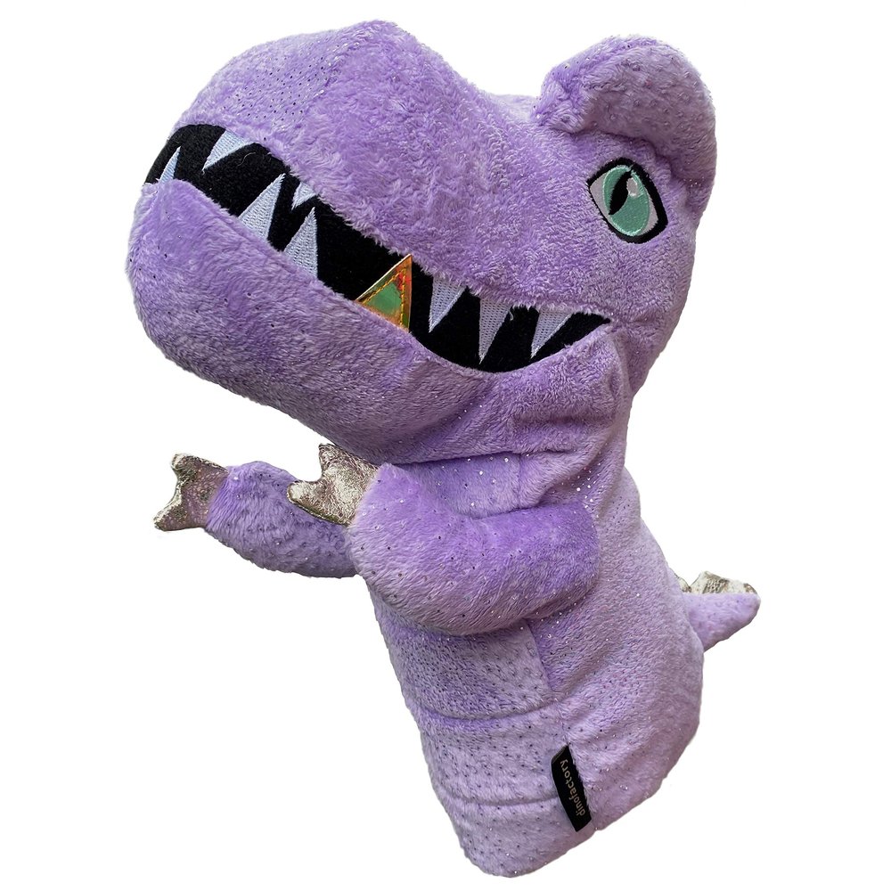 dinofactory T-Rex Golf Head Cover Dinosaur Driver Headcover (Lilac)