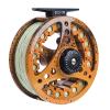 M MAXIMUMCATCH Maxcatch ECO Large Arbor Fly Fishing Reel (3/4wt 5/6wt 7/8wt) and Pre-Loaded Fly Reel with Line Combo (Brown Trout Reel Loaded Moss Green Line, 7/8 Weight) view 2