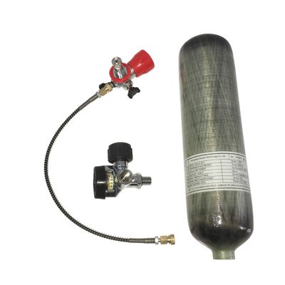 Acecare 3L CE 300Bar Carbon Fiber Hpa Tank Air Systems PCP Paintball Empty Bottle Refill Kits (3L with AKH-D1)