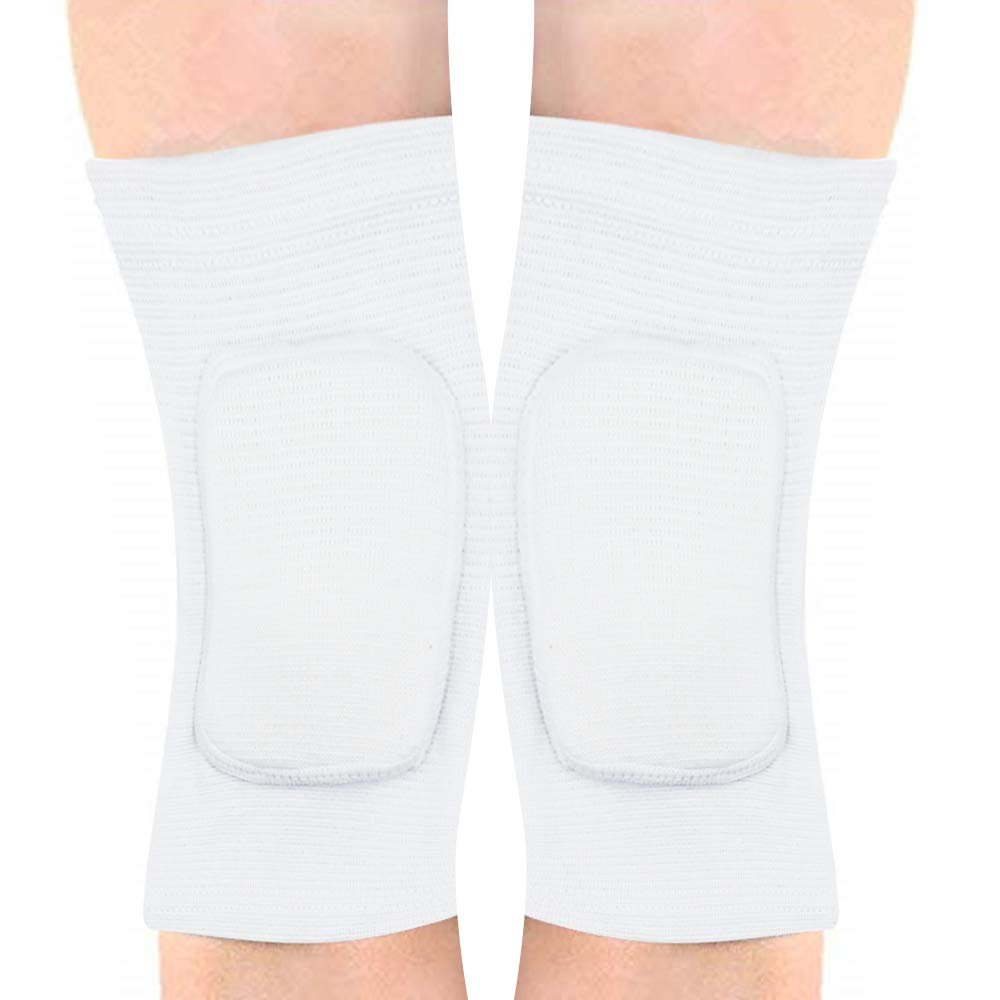 JUMISEE Kids Knee Pad, Anti-Slip Padded Sponge Knee Brace Breathable Flexible Elastic Knee Support for Football Volleyball Dance Skating Basketball Sports