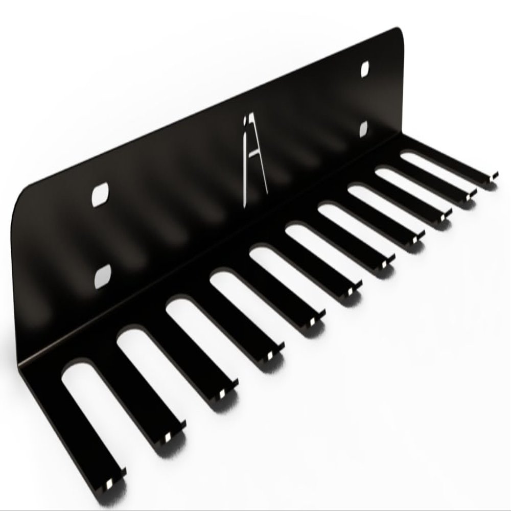 IRON AMERICAN The BEAST Bat Storage Wall Rack - Holds Up to 30 Bats - Bat Storage Baseball Bat Wall Mount Caddy, 22.5 x 6 x 3 Inches Hardware Included