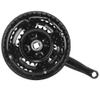 Crank Arm Set, 170mm Mountain Crankset with Chains Cover for 24 34 42T Tooth Rear Sprocket view 3