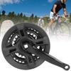Crank Arm Set, 170mm Mountain Crankset with Chains Cover for 24 34 42T Tooth Rear Sprocket view 4