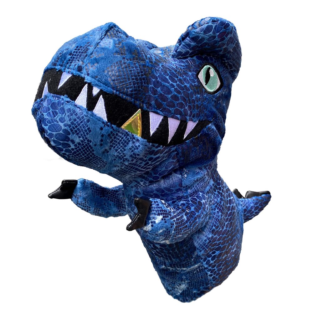 dinofactory T-Rex Golf Head Cover Dinosaur Driver Headcover (Blue)