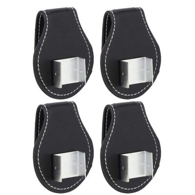 Pool Cue Chalk Holder 4PCS Portable Cue Chalk Case Chalk Pouch Bag with Clip for Snooker Tool Accessory