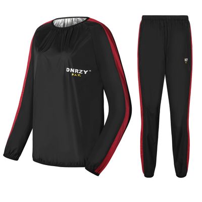 GoLucky Sauna Suit Men & Women Anti Rip Sweat Suits Workout Sauna Suit (2XL,TRB)