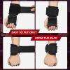 2 Pcs Weight Lifting Hooks - Upgraded Heavy Duty Lifting Wrist Straps for Deadlift, Powerlift, Pull up bar, Liftups, Shrugs, Alternative in Fitness Gym Power Training, Not Scalable Hook view 2