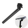 Bike Seat Post,Bicycle SeatpostBlack Aluminum Alloy Metal Mountain Bike Cushion Saddle Seat Tube Bicycle Seat Post Seatpost, Mountain Bike Seat Post for MTB view 1