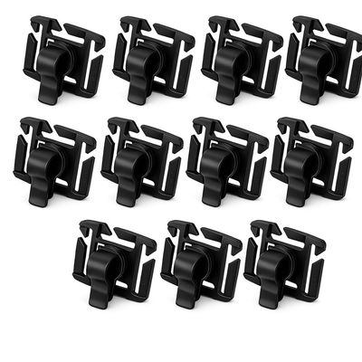 Alomejor Drink Tube Clip Hydration Packs Water Bladder Bag Drink Tube Clip Holder Outdoor Backpack Buckle Backpack Accessories(Black)