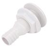 Alomejor Marine Boat Drain Vent, Durable, Easy to Install, Boat Bilge Pump, Plastic Thru Hull Fitting, 1 Inch Hose Adapter for Yachts, Fishing Boats, view 1