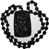 2.7" China Certified Nature Black Obsidian Jade Zhongkui Amulet Hand Made Necklace Pendants 8957 view 1