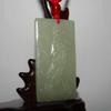 1.9" China Certified Nature Hetian Nephrite Jade Blessing Laughing Buddha Necklace Pendants view 2