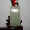 1.9" China Certified Nature Hetian Nephrite Jade Blessing Laughing Buddha Necklace Pendants view 4