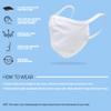 Gildan Youth Reusable Everyday 2-Layer Cotton Face Mask, Black (24 Pack), Youth: 4.75" x 6.5" (6" ear loops) view 2