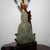 2.4" China Certified Nature Hetian Nephrite Jade Blessing Tathagata Buddha Hand Carved Necklace Pendant 7454 view 2