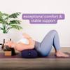 Hugger Mugger Standard Yoga Bolster - Rain - Firm Core with a Soft Surface, Rectangular Shape, Restorative Yoga, Handmade in The USA view 3