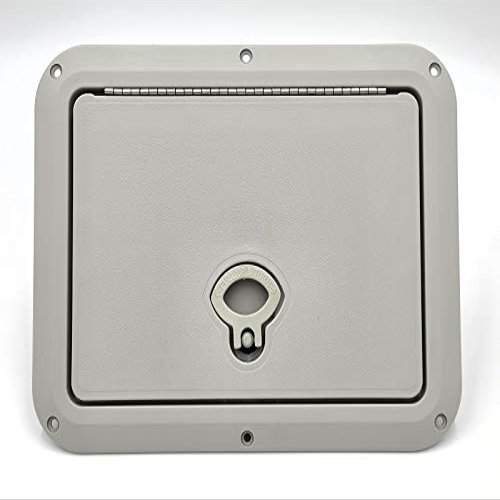 DPI Marine 9" x 12" Flush Series Access Hatch in Auster (Light Gray) - DPF912AU (Made in USA)