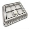 DPI Marine 9" x 12" Flush Series Access Hatch in Auster (Light Gray) - DPF912AU (Made in USA) view 4