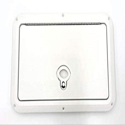 DPI Marine 9" x 15" Flush Series Access Hatch in Polar White (Bright White) - DPF915PW (Made in USA)