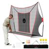 FRANKTECH Golf Hitting Net Heavy Duty Golf Practice Net for Backyard Driving High Impact Chipping Hitting Target Driving Practice Net Include Carry Bag Golf Balls for Indoor Outdoor view 1