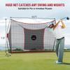 FRANKTECH Golf Hitting Net Heavy Duty Golf Practice Net for Backyard Driving High Impact Chipping Hitting Target Driving Practice Net Include Carry Bag Golf Balls for Indoor Outdoor view 2