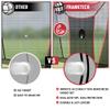 FRANKTECH Golf Hitting Net Heavy Duty Golf Practice Net for Backyard Driving High Impact Chipping Hitting Target Driving Practice Net Include Carry Bag Golf Balls for Indoor Outdoor view 3
