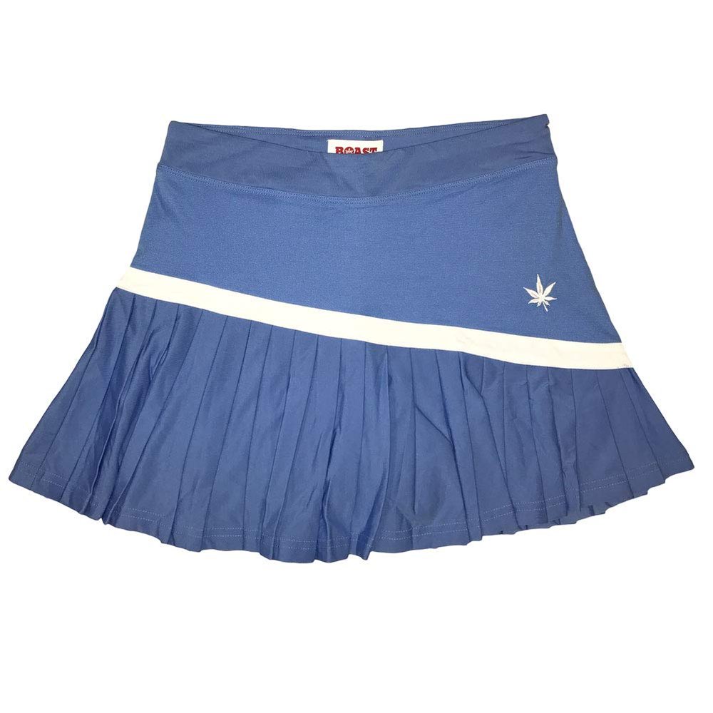 Boast Women's Skinny Pleat Tennis Skirt, X-Small, Carolina Blue