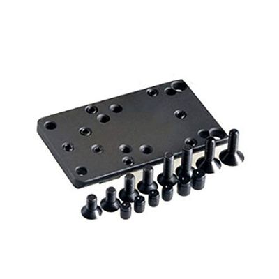 Mount Red Dot Mounting Platform Glok Plate Base Mount Compatible (Black)